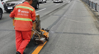 成都道路劃線