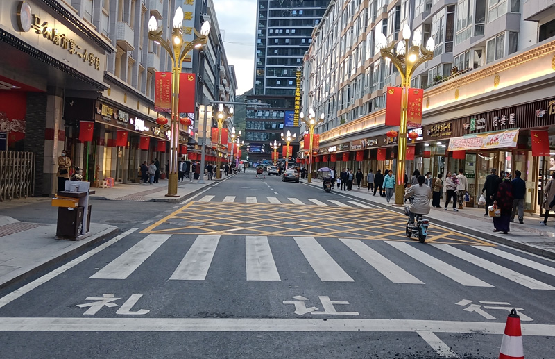 重慶道路劃線